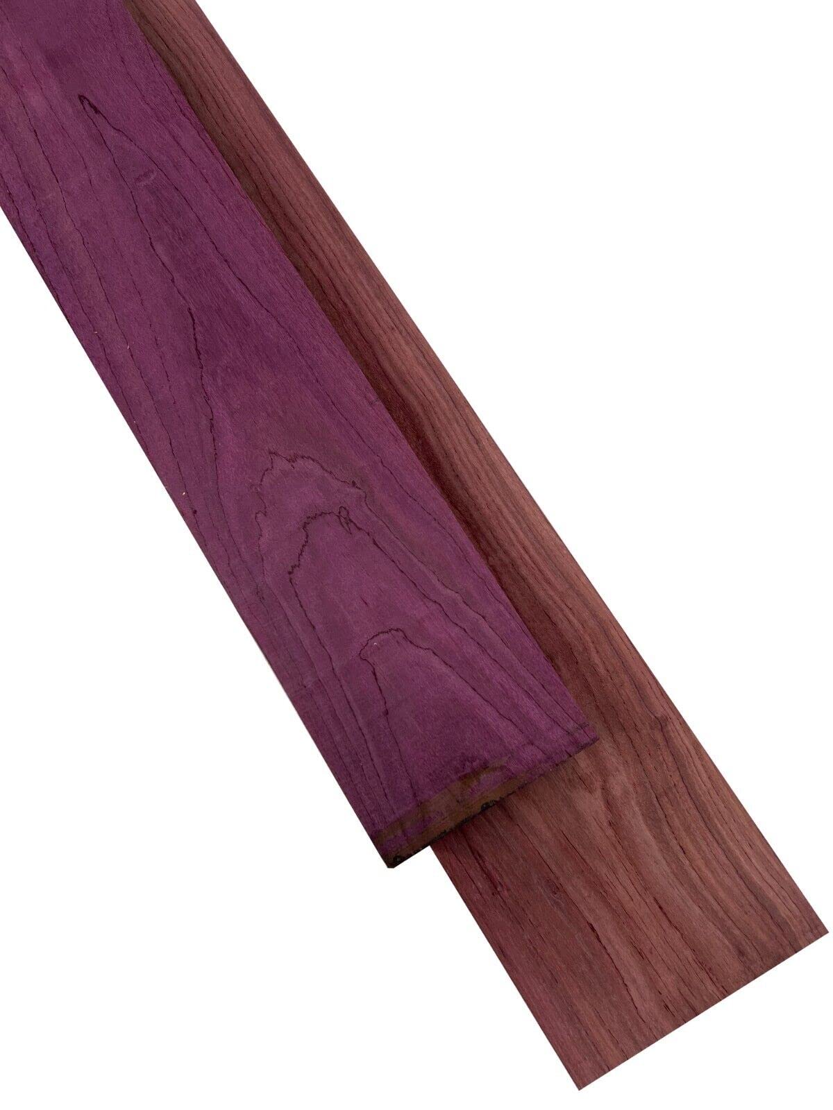 Purple Heart 8/4 Lumber Board Select & Better 20 Bd. Feet S2s Select & Better 20 Bd. Feet S2s Kiln Dried Suitable Wood Pieces for Wood Crafts and Projects